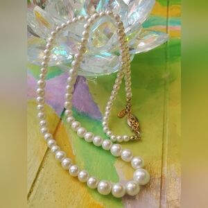 Napier Pearl Necklace Strand Girly Girl